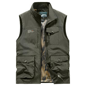 Vestes De Pêche Pour Hommes Gilet Vestes Avec Poches 100% Polyester Garçons Personnalisé Gilets Utilitaires Pour Hommes Haute - Product Image 2