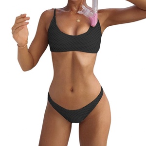 Traje de Baño Deportivo Personalizado, de Una Pieza, con Hombros Descubiertos, Transparente, con Parches de Malla, Ajustado a la Cadera, Bikini para Mujer, Ropa de Playa - Product Image 3