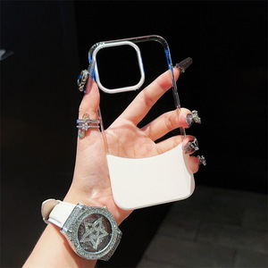 Sáng Tạo Mới Khâu Trong Suốt Cho <span class=keywords><strong>Iphone</strong></span> 16 Pro Max Trường Hợp Drop-Resistant Điện Thoại Di Động Bảo Vệ Cho Apple 14 Pro 13/12 15 - Product Image 2