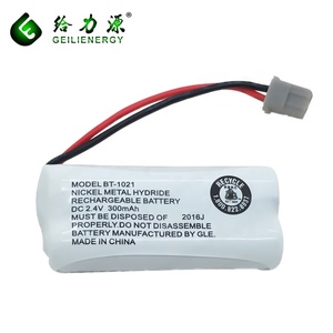 BT-1021 Cordless Phone Ni-mh <strong>AAA</strong> 300mAh 2.4v Rechargeable Batteries Packs - Product Image 1