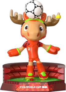 Mascotte de la Coupe du Monde 2026, figurine de la Coupe du Monde <span class=keywords><strong>FIFA</strong></span>, boîte mystère, style stade, la mascotte en position de soutien, boîte mystère <span class=keywords><strong>FIFA</strong></span> - Product Image 4