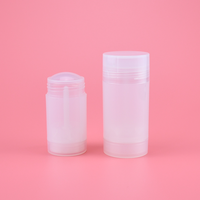 Rouleau de remplissage du fond de 15g 30g 50g 75g 100g Tube de bâton de déodorant antisudorifique à torsion Contenant en bâton de déodorant parfumé