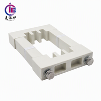 Support de fixation de barre de cuivre pour armoire de distribution basse tension, pince fixe pour barre omnibus A-130L, support d'isolation neutre à trois rangées, OEM