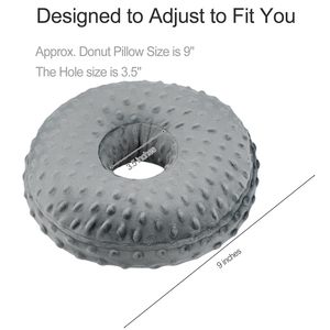 Yan Yatış İçin Kulak Delikli Uyku Yastığı, Hafızalı Köpük, Çift Amaçlı Dolgulu Ergonomik Yıkanabilir Araba Başlığı Kamp Yastığı - Product Image 5