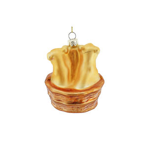 Ours polaire bébés assis sur un canapé vacances cadeau <span class=keywords><strong>boule</strong></span> ornements arbre <span class=keywords><strong>de</strong></span> noël scène décoration pendentif verre peint - Product Image 6