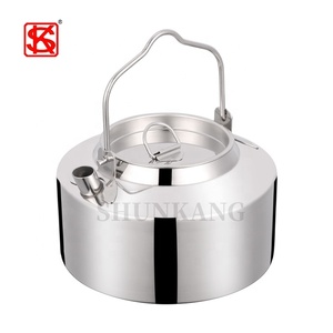 Portable Stainless Steel Tea <strong>Kettle</strong> Pot for Outdoor Camping Mini Cooking Water <strong>Kettle</strong> - Product Image 1