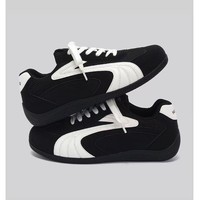 Zapatillas Deportivas Unisex Estilo Alemán con Cordones, Malla Transpirable, Casuales, de Tacón Bajo, para Caminar
