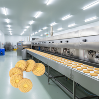 Équipement de biscuits de qualité alimentaire utilisé dans la cuisson Ligne de production entièrement automatique de biscuits durs/mous durs