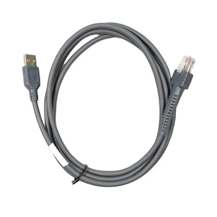 Cable USB de 6 pies para Motorola symbol ls2208 ls4208 Escáner de código de barras