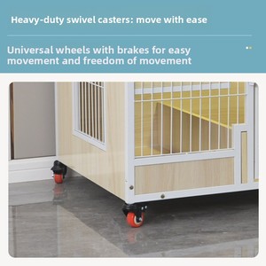 Casa para Gatos de Madera Maciza, Espacio Extra Grande, Resistente a la Humedad, Jaula para Gatos, Casa para Gatos de Interior, Nido para Gatos, Gabinete para Gatos - Product Image 4