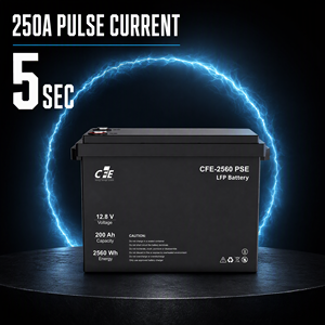แบตเตอรี่ CFE-2560 PSE 12.8V 200Ah LiFePO4 LFP พร้อมระบบจัดการแบตเตอรี่ (BMS) มาตรฐาน IP65 รองรับการใช้งาน 3000 รอบ สำหรับอินเวอร์เตอร์ <span class=keywords><strong>Huawei</strong></span> ระบบโซลาร์เซลล์แบบออฟกริด - Product Image 2