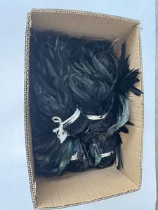Nhuộm số lượng lớn màu trắng hackle gà Dậu lông cho Craft DIY Fly buộc Chất liệu lễ hội tóc bông tai Phụ Kiện Đảng trang trí nội thất - Product Image 4
