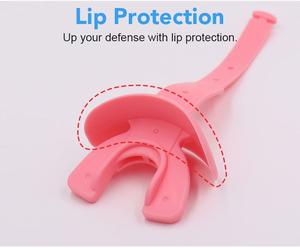 Protège-lèvres protecteur confortable à sangle durable en couleurs assorties Silicone noir <span class=keywords><strong>510</strong></span> Embouchure de football américain - Product Image 3