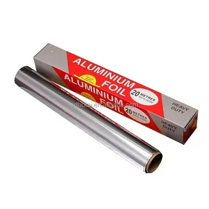 Food Grade 8011 8006 30m Household Aluminum Foil Small Roll Wrapping Aluminum Foil Paper For Cooking