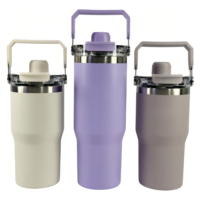 Mug de voyage isotherme à double paroi en acier inoxydable 20 oz, gobelet pour adultes sans BPA, pour le sport en plein air avec couvercle à bec magnétique