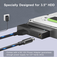Pasokan Langsung Pabrik Adaptor USB 3.0 ke SATA Mendukung HDD/SSD Solid-State Drive Model UA1001 Buatan Cina