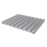 Profilé en aluminium à fente en T norme européenne 15250, extrusion industrielle en alliage, robuste, pour machines CNC, automatisation, pliage et découpe
