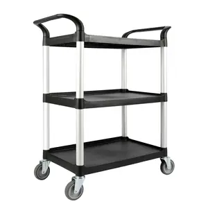 Other Hotel & Restaurant Supplies Service Trolley Cart Detachable Plastic Modern Hotel Furniture NSF Plastic Shed 5 Buckets