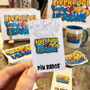 Euro vision <span class=keywords><strong>Liverpool</strong></span> Ukraine Emaille Pin Abzeichen Custom Metal Pin Großhandel - Product Image 3