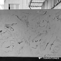 Nuevo Diseño Moderno para Hoteles, Encimera de Piedra Artificial Retroiluminada, Impermeable y Resistente al Fuego, Baldosas para Piso Transtones TA-101, 4 Años de Garantía