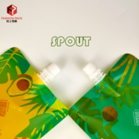 Recharge en plastique écologique personnalisée pochettes de liquide recyclables pour liquide 250ml sac à bec debout