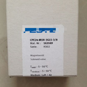 1 Pieza Nueva Solenoide Cpe24-m1h-3glswbr-<span class=keywords><strong>3</strong></span>/8 163169 - Product Image 1