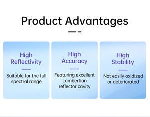 Esfera Integradora de Transmitancia JY-FFIOS10, Diámetro 10mm, PTFE, 99% de Reflectancia, 200-2500nm, SMA905 - Product Image 4