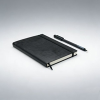 Cuaderno Metálico A5 con Bolígrafo Inteligente Avanzado para Conexión a Papel, Sincronización de Pantalla y Atracción Magnética
