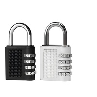 Logo personnalisé 4 chiffres réinitialisable combinaison cadenas école salle de sport clôture armoire tiroir étui bagage-polyvalent serrure de porte