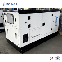 Générateur diesel fiable de 30 kVA, alimentation de secours pour centre de données, démarrage à distance, 1800 tr/min, 50/60 Hz, courant alternatif, refroidissement par eau, faible bruit, ATS