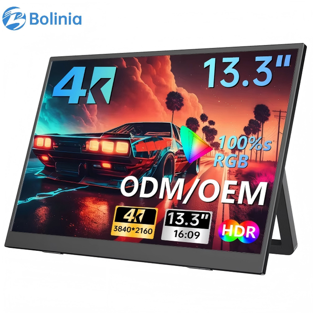 13.3 Inch 4K HDR Portable Monitor Type-C / HD IPS Low Blue Light VESA Mountable Business Series