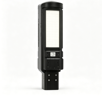 Projecteur solaire LED 100W IP65 étanche avec panneau solaire réglable, allumage/extinction automatique, lampe extérieure pour jardin, cour, parking