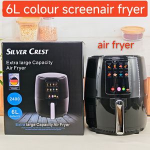6L Touch <b>Control</b> Air Fryer Oven, Large Capacity Electric Fryer with <b>LED</b> Display for Family Cooking - Product Image 3