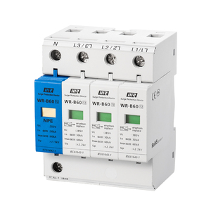 WRDZ T2 Überspannung schutz SPD 3P NPE 60kA Blitz ableiter - Product Image 1