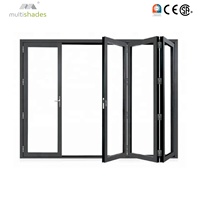 Fenêtre modulaire pliante architecturale multi-ombres avec configurations personnalisables pour les lieux commerciaux