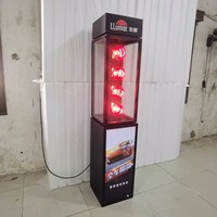 Présentoir rotatif en fer pour fenêtre de voiture, vitrine de Test de Film solaire