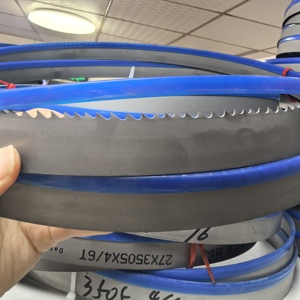 Hoja de sierra de cinta bimetálica de carburo de tungsteno de grado industrial 34x1.1mm soldada por alta frecuencia OEM para corte de madera con 3 años de garantía extendida - Product Image 5