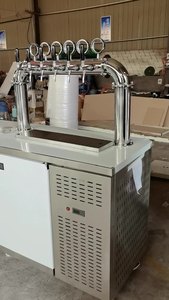Dispensador de Cerveza Comercial Enfriado por Aire, Kegerator Tipo T con 2/3/4 Grifos para Bares y Restaurantes - Product Image 2