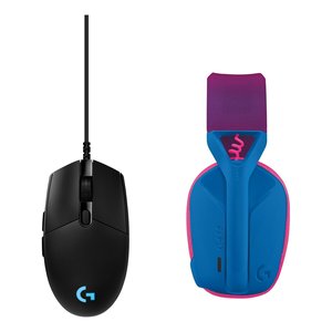 Pack Gaming G SERIES : Casque G435 Lightspeed + Souris G203 Bleu et Noir 991 000528 - Product Image 4