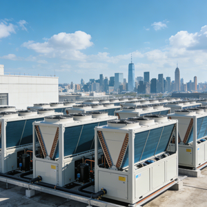 Pompe à chaleur air-eau commerciale pour systèmes de <span class=keywords><strong>chauffage</strong></span> centralisé et production à haute capacité dans les hôtels, pompes à chaleur air-eau pour les maisons - Product Image 2