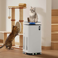 Purificateur d'air pour animaux de compagnie de grande taille pour la maison, vente en gros OEM, meilleur purificateur d'air intelligent Tuya PM2.5 portable avec filtre HEPA pour la maison et le bureau