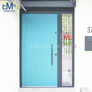 Puerta de Vidrio y Aluminio Residencial, Puertas Francesas Exteriores con Persianas - Product Image 6