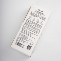 Emballages personnalisés pour produits de soins personnels, boîtes pliantes en carton blanc pour huile de douche avec fermeture à cordon