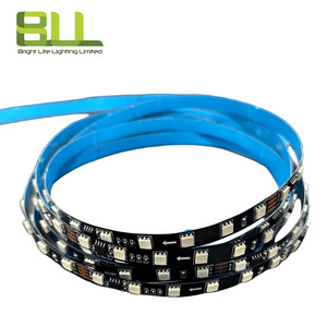 SMD5050 60leds/m DC24V 1934B Addressable RGB Cuttable Black Copper 10mm PCB IP20 12W/m Break-point <b>LED</b> Strip <b>for</b> Car <b>TV</b> - Product Image 2
