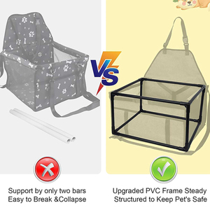 Tragbarer <span class=keywords><strong>Pet</strong></span> Dog Booster <span class=keywords><strong>Seat</strong></span> Hunde autos itz für kleine und mittlere Hunde - Product Image 5