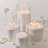 Luxueuse cire de sable de cire de bougie de poudre de plante de longue durée pour faire des bougies de mariage de bougie de poudre