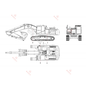 اسم الأجزاء: مخطط مرجعي لمكونات الحفار مخطط تفصيلي لأسماء مكونات الحفار - Product Image 3