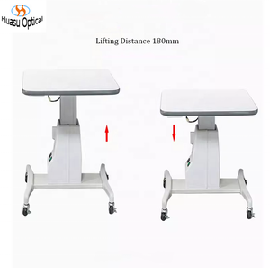 Équipement d'optométrie : Table motorisée électrique, Plateforme de travail, Support pour lampe à fente ophtalmique, Support pour autolensomètre et réfractomètre - Product Image 1
