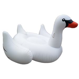 Popular Waterhan Juguete Inflable Flotante Personalizado Duradero para Piscina, <span class=keywords><strong>Cisne</strong></span> Blanco Grande para 1-2 Pasajeros, para Exteriores - Product Image 1