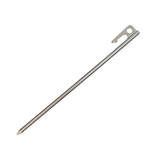 Estaca de Titanio para Tienda de Campaña 7x250mm, Ultraligera, para Acampar al Aire Libre, Clavos de Sujeción de Grado Industrial de Aleación de Titanio - Product Image 1